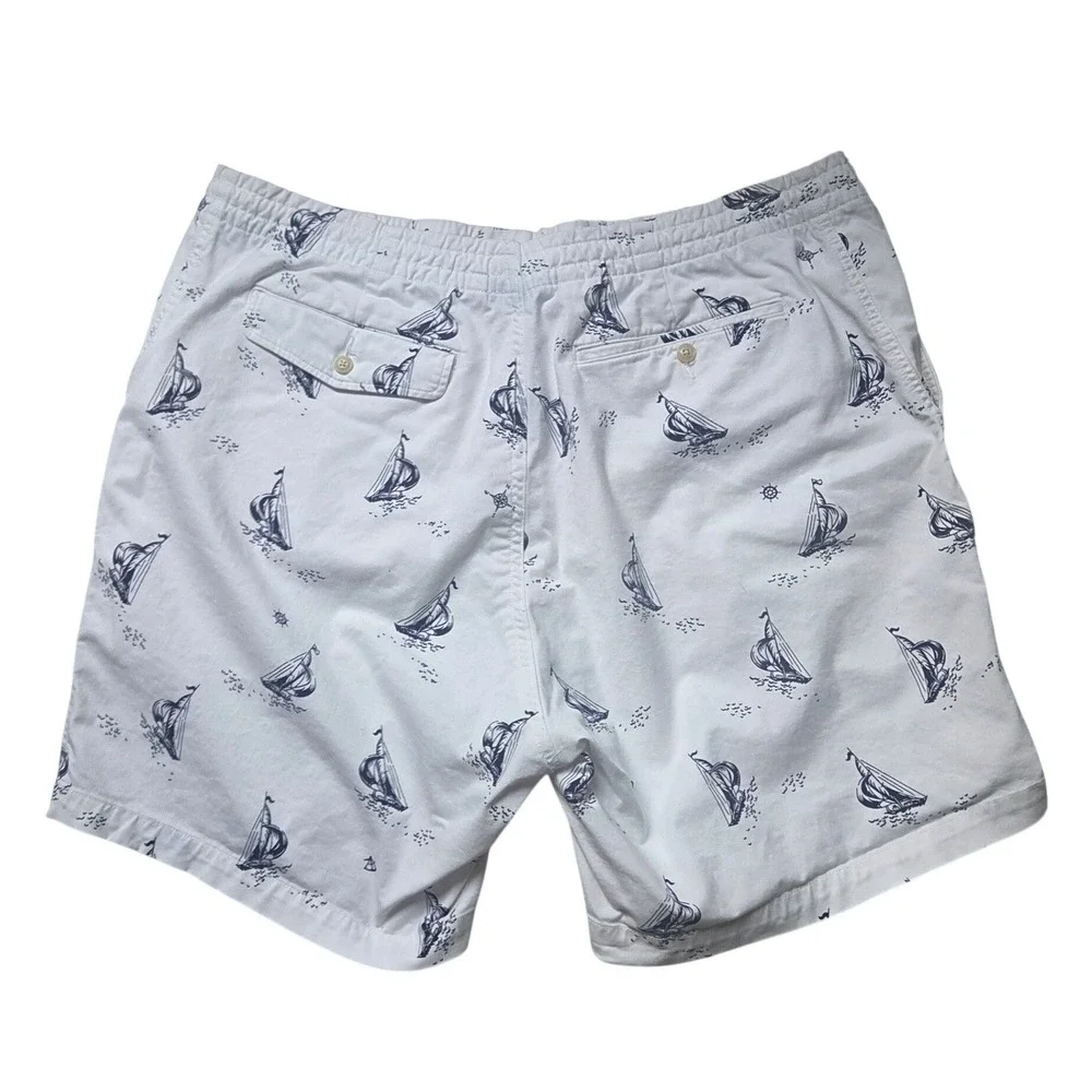 Polo Ralph‎ Lauren Sailboat Prepster Shorts Mens 1XB Big Tall Old Money Coastal